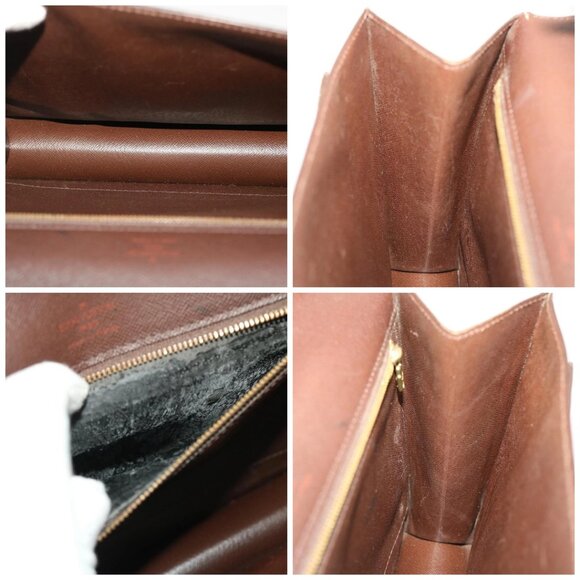 LOUIS VUITTON Damier Ebene Monceau 28 Hand Bag SPO 2way - Picture 13 of 15